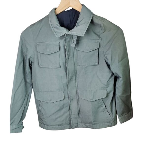 Vince Designer Boys Green Jacket - Picture 1 of 5